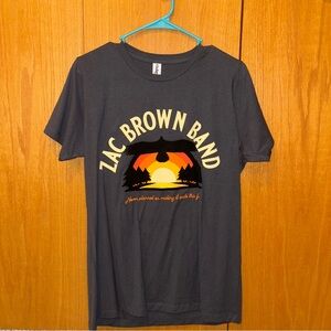 Zac Brown band concert tee